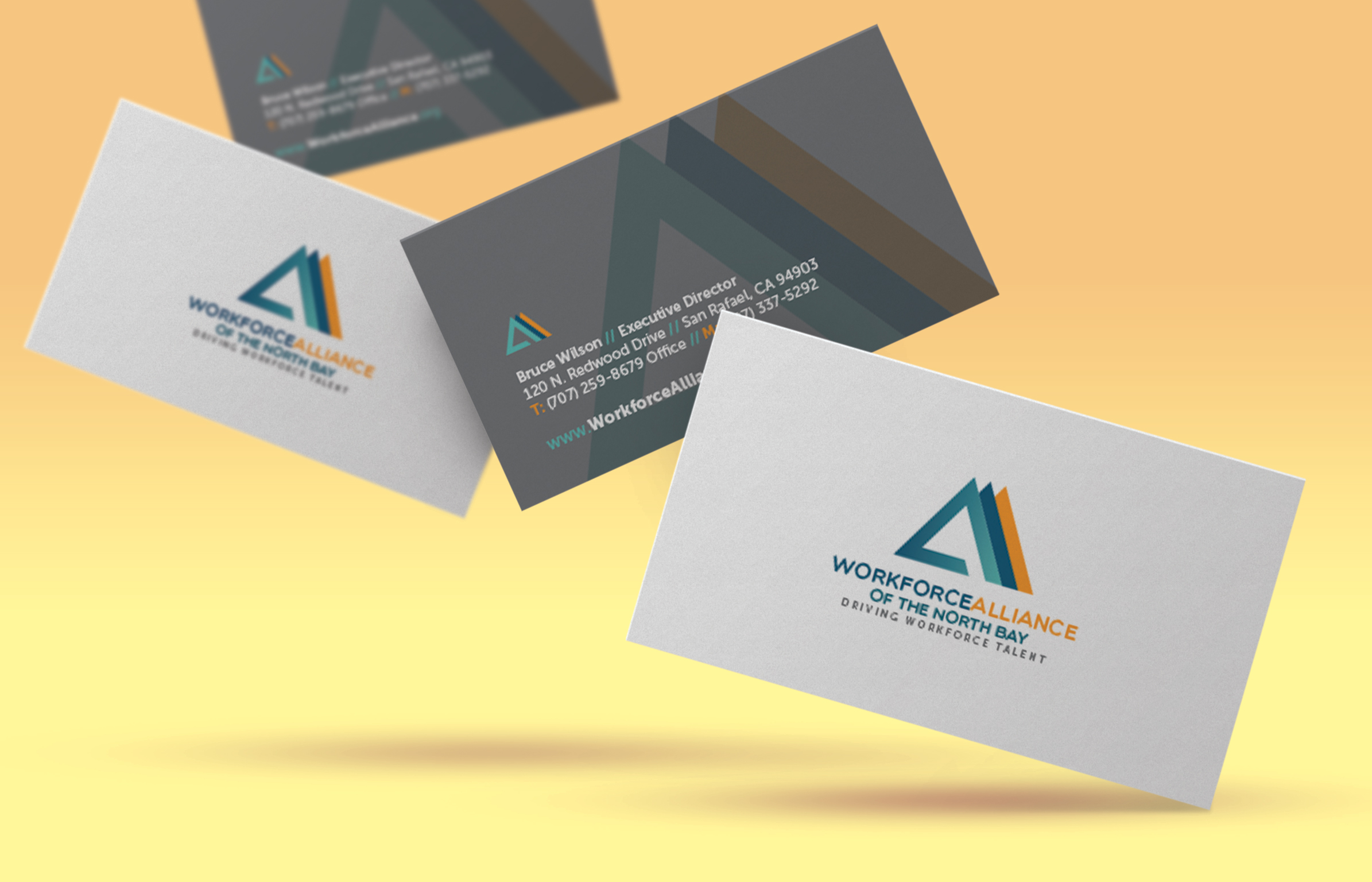 This is FCM portfolio for WANB business card mockup